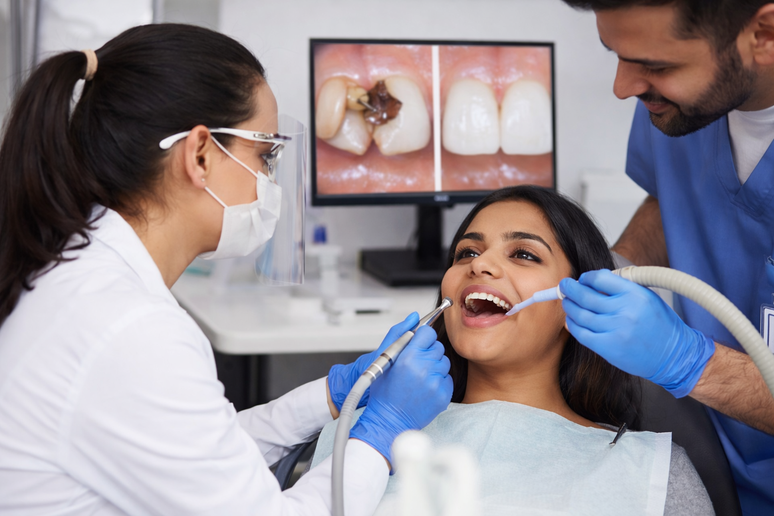 composite filling treatment in chintal